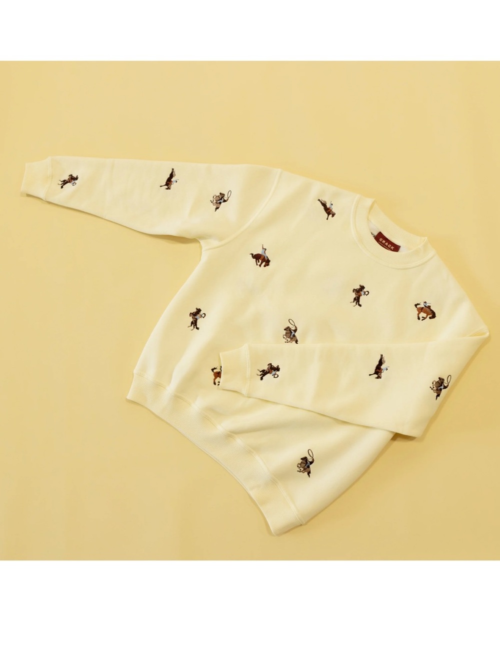 NWT Werner Bronkhorst Limited Edition Crack Crewneck Sweatshirt